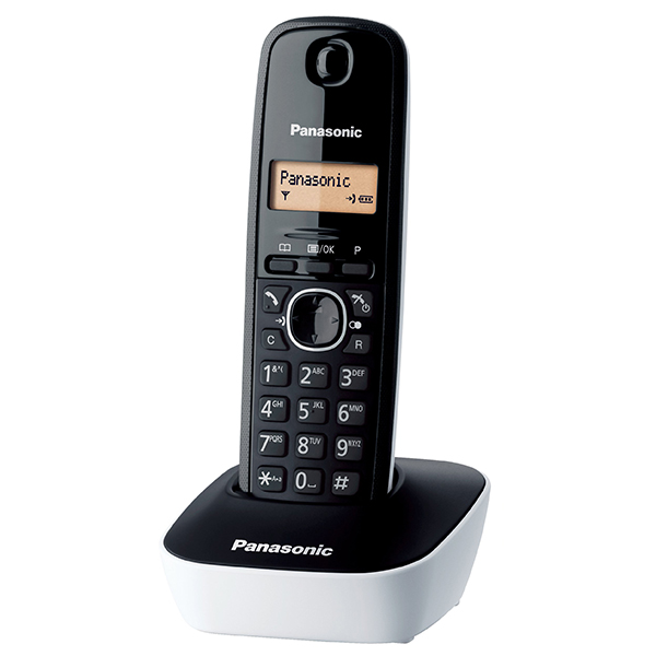 Bežični telefon Panasonic KX-TG1611FXW crno-bijeli