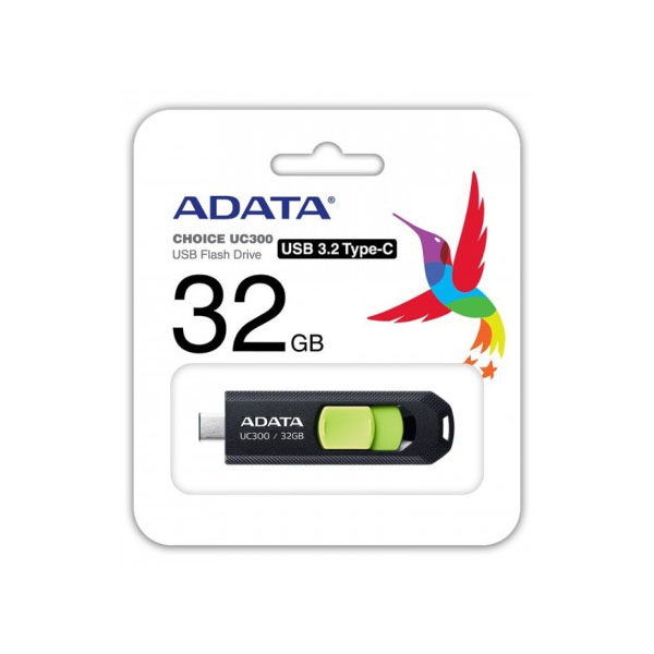 USB Adata 32GB ACHO-UC300-32G-RBK/GN crno-zeleni