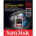 SD kartica SanDisc Extreme Pro 64GB UHS-I U3 V30 SDSDXXU-064G-GN
