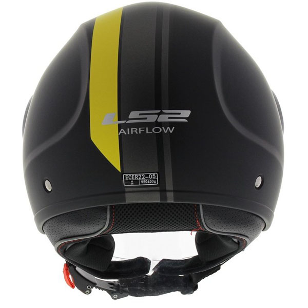 Kaciga LS2 OF562 Airflow Metropolis Matt Black/Yellow XS Kaciga LS2 OF562 Airflow Metropolis Matt Black/Yellow XS