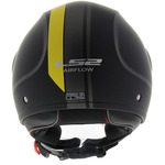 Kaciga LS2 OF562 Airflow Metropolis Matt Black/Yellow XS Kaciga LS2 OF562 Airflow Metropolis Matt Black/Yellow XS
