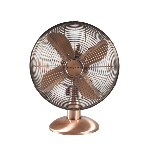 Ventilator Beper VE.210 stoni metalni retro Bronze