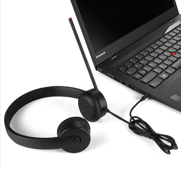 Slušalice Lenovo Essential Stereo black