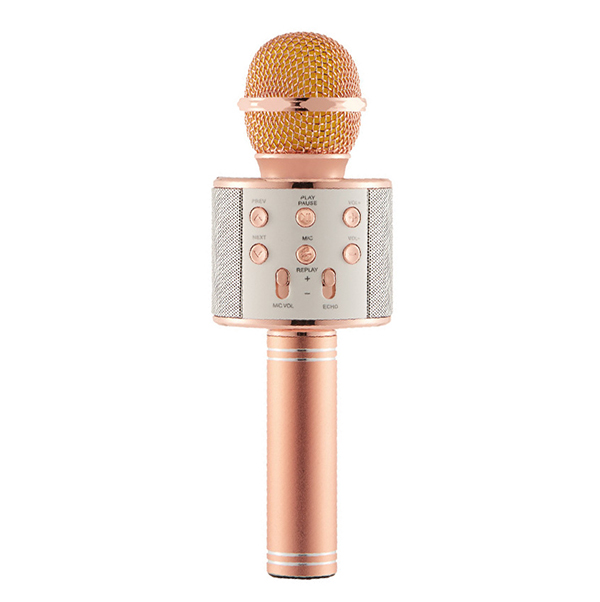 Mikrofon Bluetooth Karaoke WS-858 rozi