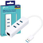 USB HUB TP-Link UE330 3.0 sa mrežnim adapterom 3 x USB Port