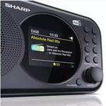 Radio portabl Sharp DR-P320BK Bluetooth USB/Bat Black