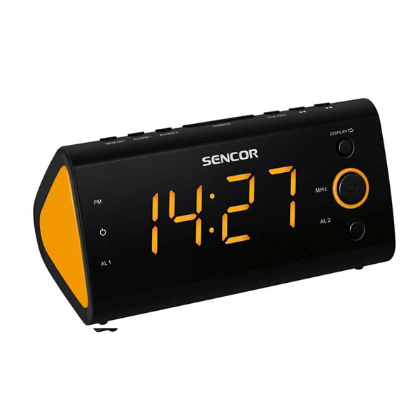 Radio budilnik Sencor SRC 170 OR
