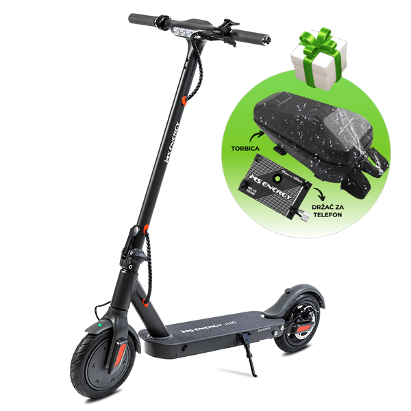 Električni trotinet MS Energy e-Romobil m10+držač PH-10+torba Električni trotinet MS Energy e-Romobil m10+držač PH-10+torba