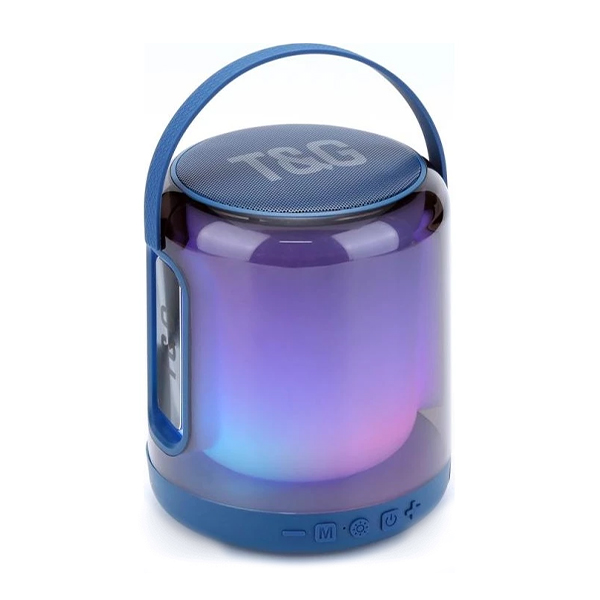 Zvučnik T&G TG376 RGB Bluetooth plavi Zvučnik T&G TG376 RGB Bluetooth plavi