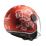 Kaciga LS2 OF558 Sphere LUX Skater matt red L Kaciga LS2 OF558 Sphere LUX Skater matt red L