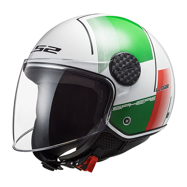 Kaciga LS2 OF558 Sphere LUX Firm white green red XL