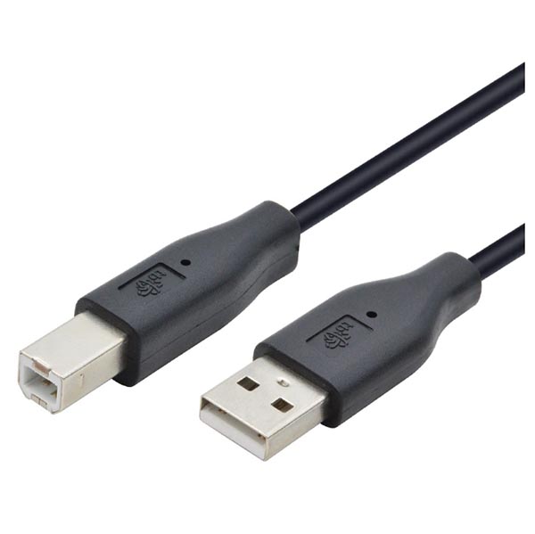 Kabl E-Green USB A/B M/M 3m crni (za štampač)