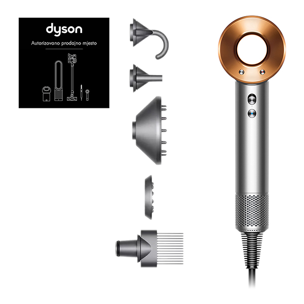 Fen Dyson Supersonic HD07 Bright Nickel/Bright Copper