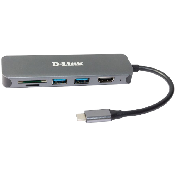 D-link USB-C 3.0 HUB HDMI/Card reader DUB-2327