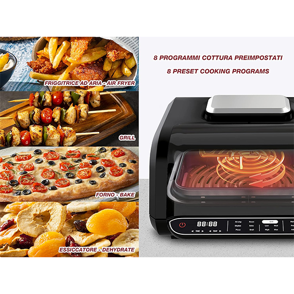 Multifunkcionalni grill roštilj/friteza Air Fryer Beper P101FRI080