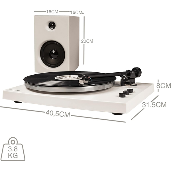 Gramofon Crosley T150B-WH4 Bluetooth (white) Gramofon Crosley T150B-WH4 Bluetooth (white)