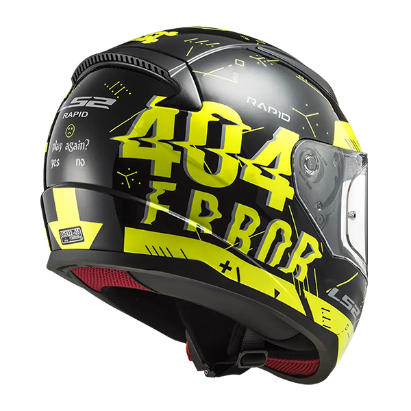 Kaciga LS2 FF353 Rapid player H-V Yellow black XXL Kaciga LS2 FF353 Rapid player H-V Yellow black XXL