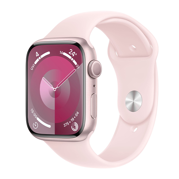 Pametni sat Apple iWatch Series 9 GPS 45mm Pink Aluminium Case with Light Pink Sport Band S/M (MR9G3QH/A)