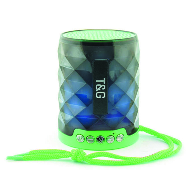 Zvučnik T&G TG155 RGB Bluetooth zeleni