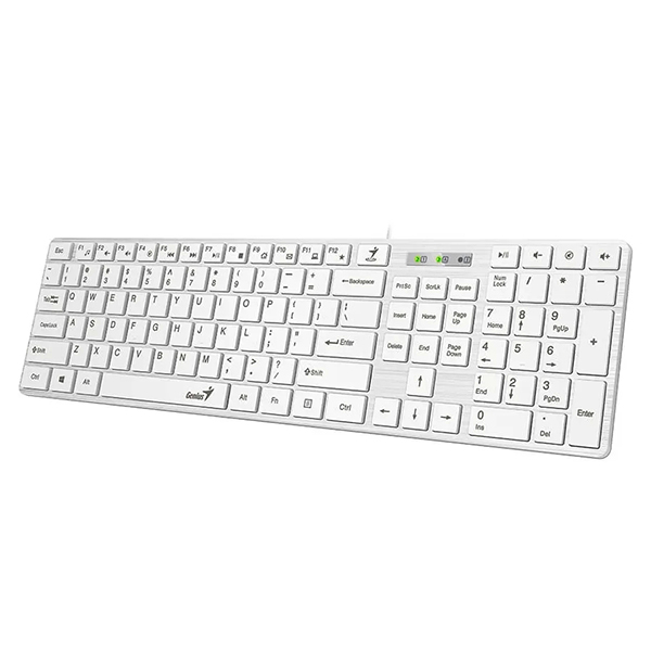 Tastatura Genius SlimStar 126 YU white