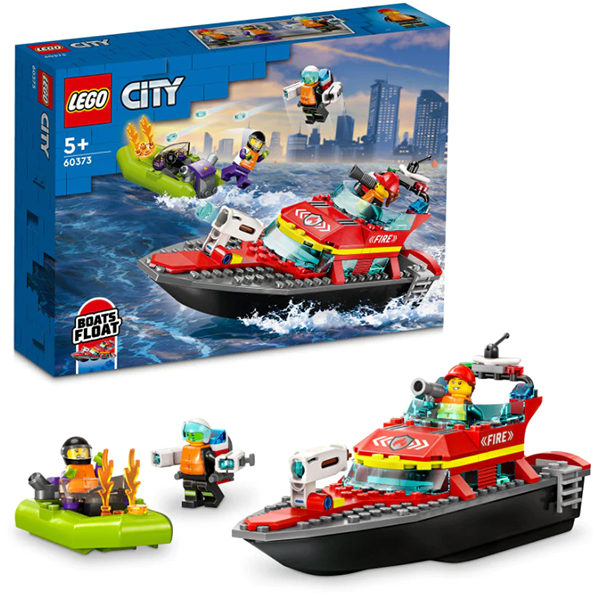 LEGO City Fire Rescue Boat (60373)