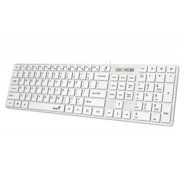 Tastatura Genius SlimStar 126 USB YU bijela