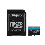 Micro SDG3 Kingston Canvas Go plus 512GB SDG/512GB