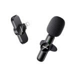 Mikrofon Remax K9 bežični Mini Clip Mic/Live Stream Recording Video Lightning port (crni)