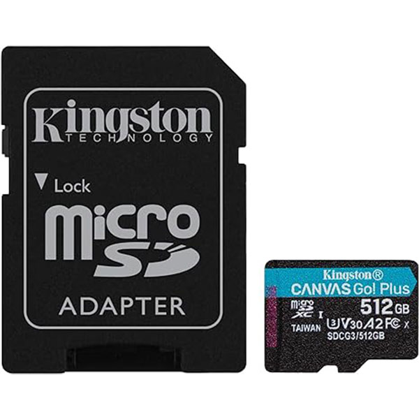 Memorijska kartica Kingston U3 V30 512GB microSDXC Canvas Go Plus