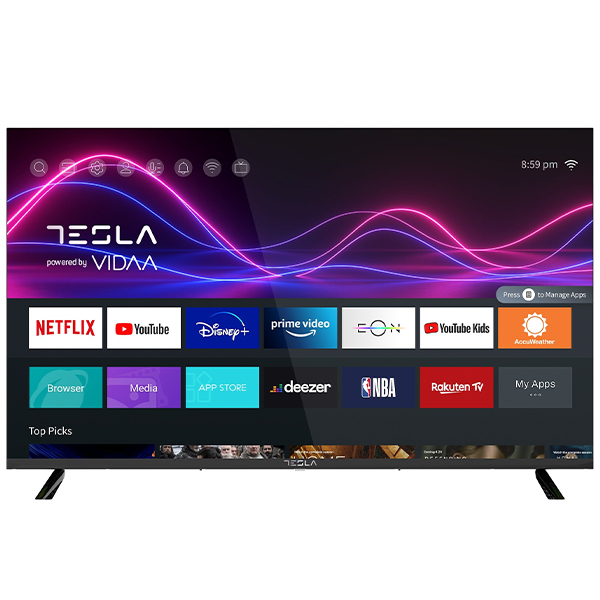 TV LED Tesla 43M325BUS 4K Smart VIDAA OS, frameless/
