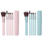 Set četkica za šminkanje Peach Beauty Travel Make up Brush Set (pink/blue)