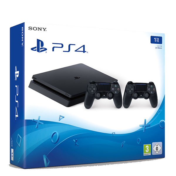 Sony PlayStation PS4 Slim 1TB + DS4 (2 kontrolera)
