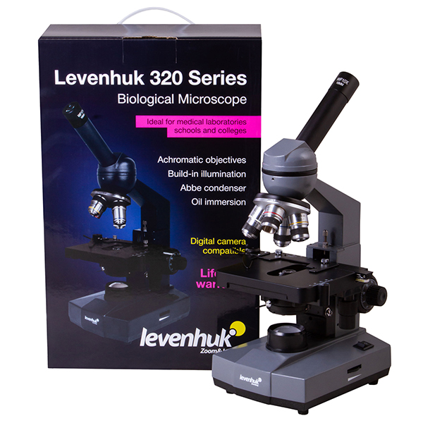 Mikroskop Levenhuk 320 Base Biological Monocular Microscope 73811