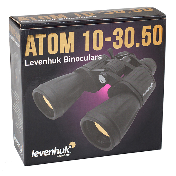Dvogled Levenhuk Atom 10–30x50 Binoculars