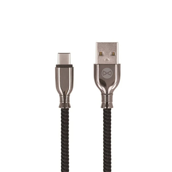 Data kabl Forever Tornado USB /USB-C 1m 3A crni GSM097160