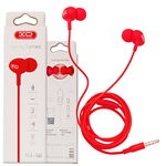 Slušalice XO S6 jack 3,5mm crvene