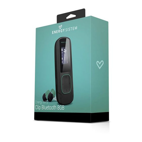 MP3 player EnergySistem Clip Bluetooth Mint Green 8GB MP3 player EnergySistem Clip Bluetooth Mint Green 8GB