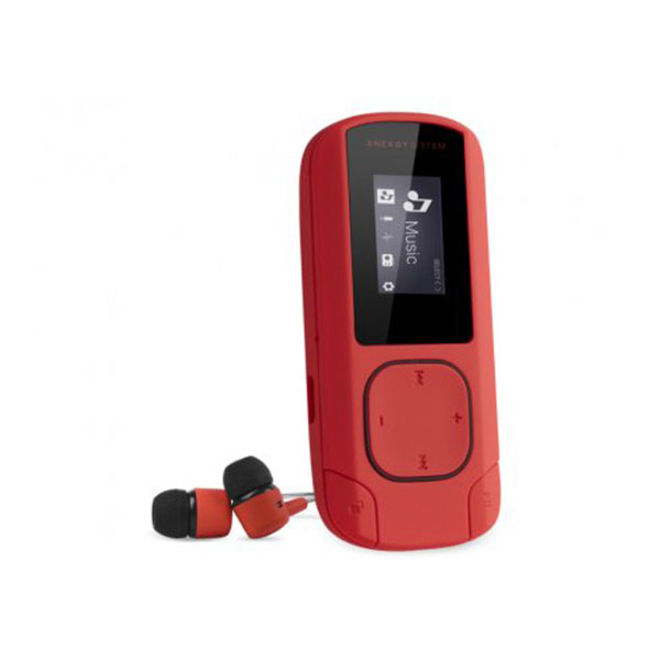 MP3 player EnergySistem Clip Bluetooth Coral Red 8GB