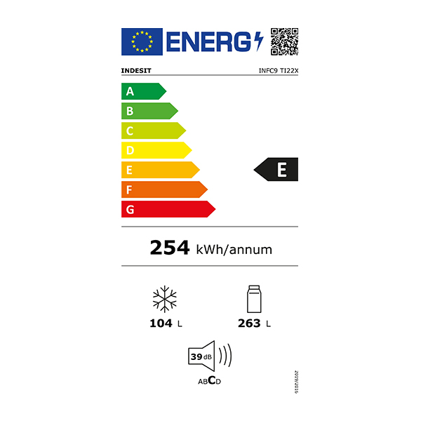 Kombinovani hladnjak Indesit INFC9 TI22X (No Frost)