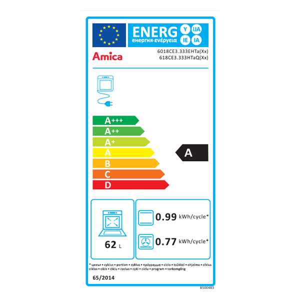 Električni šporet Amica 618CE3 54035