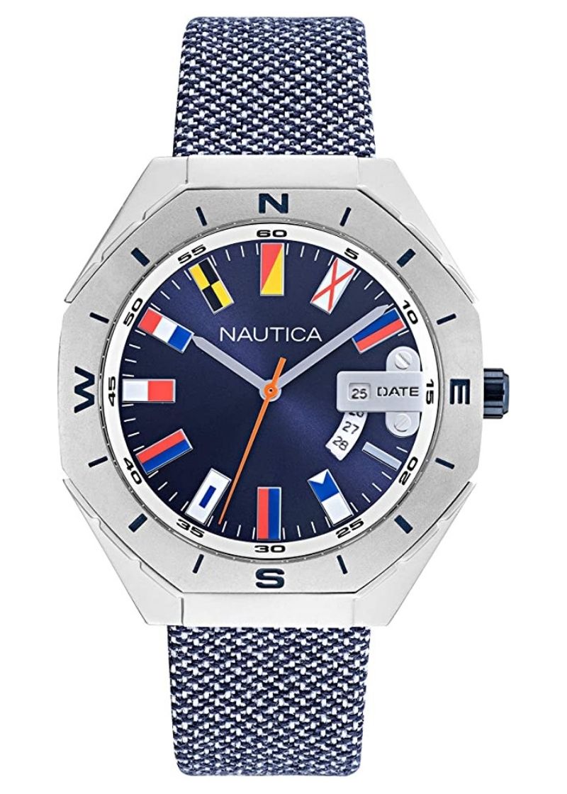 NAUTICA LOVES THE OCEAN SUSTAINABLE FLAG-EMBELLISHED NAPLSS002