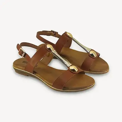 Mina Shoes 17HQF8883-376 Brown