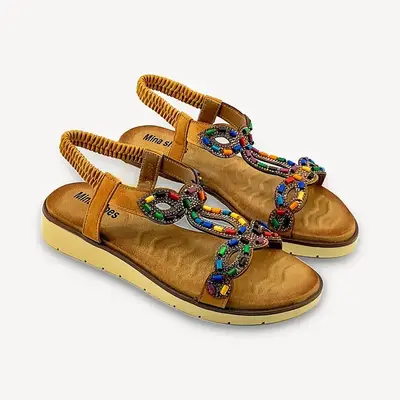 Mina Shoes 3T2060-27 camel