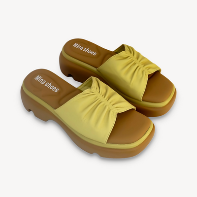 Mina Shoes 9T369-2 beige