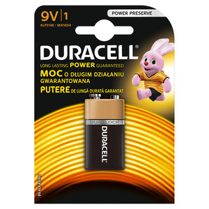 Baterije Duracell Basic 9V 1kom/pak DURALOCK
