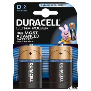 Baterije Duracell ultra D 2kom/pak DURALOCK
