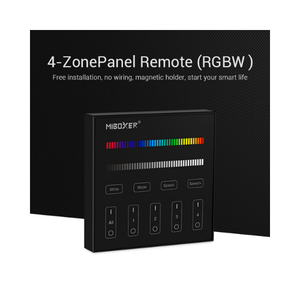 Led touch nadgradna kontrola RGBW 4-zone 2.4GHz Black