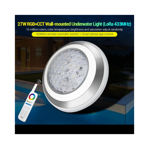 Led lampa za bazen nadgradna 27W/RGB+CCT 12-24V IP68 Lora