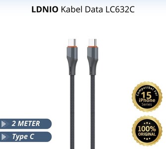 LDNIO LC632c 2m 65W Type C-Type C kabal
